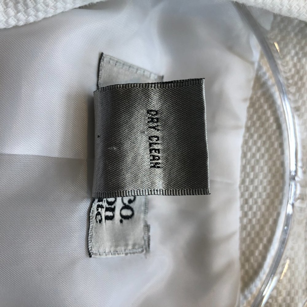 Style & Co Vintage White 90s Suit Jacket - Picture 5 of 6